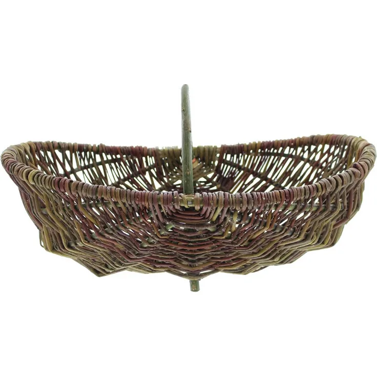 Korb Holzbügel mittel Box Aufbewahrungskorb Schale Korb Flechtkorb 46cm