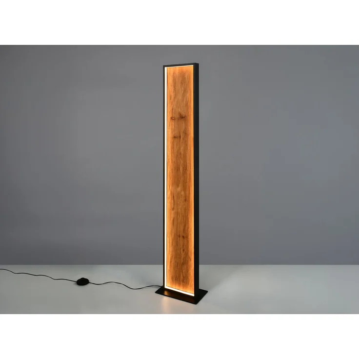 LED Stehleuchte KALEA klein aus Naturholz dimmbar, Höhe 120cm – Bild 3