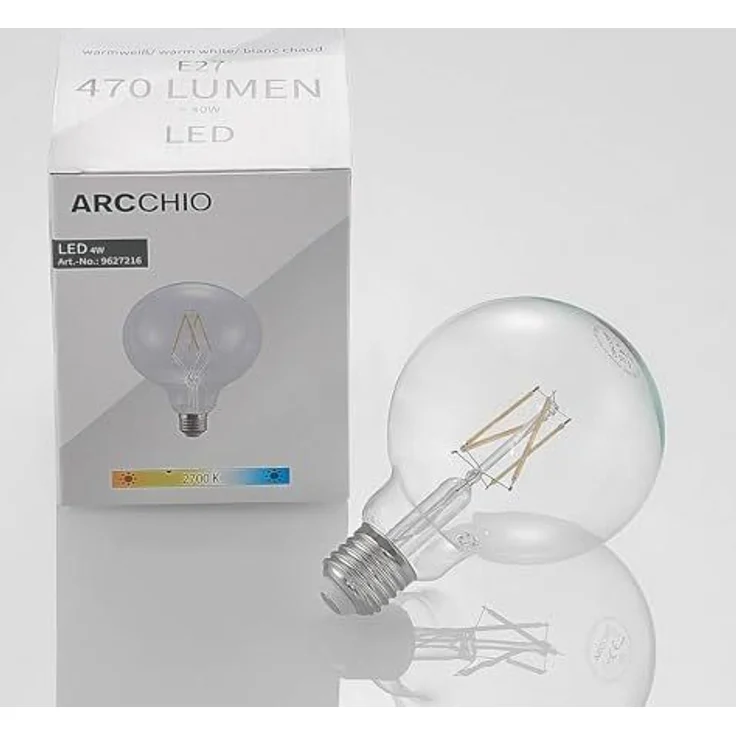 Arcchio LED-Leuchtmittel E27 4W LED, E27, warmweiß – Bild 4