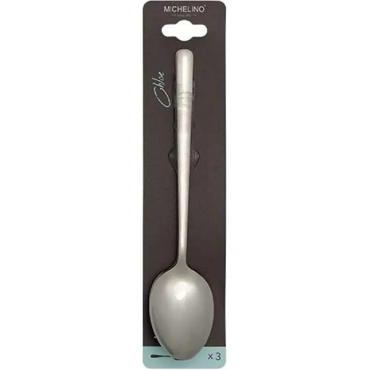 MICHELINO 3 teilig Serie Chloe Edelstahl Mehrzweck Einsatz für Zuhause Menülöffel