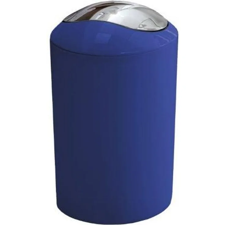 Kleine Wolke 5063799858 Glossy Schwingdeckeleimer, Blau, 20 x 30 cm