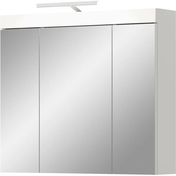 Badezimmer Spiegelschrank Gusto in weiß matt inkl. LED 80 cm – Bild 6