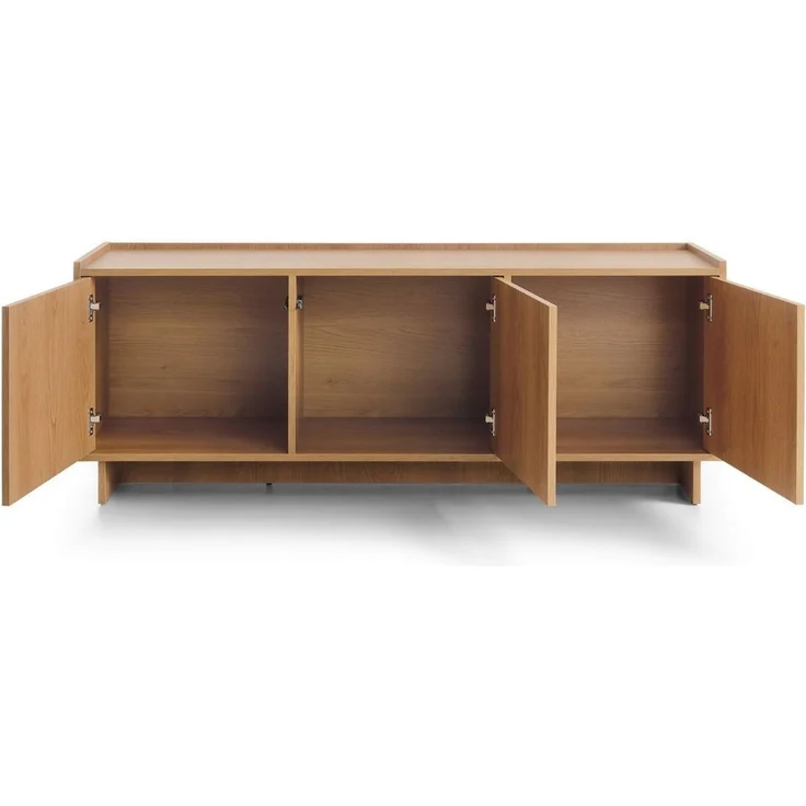 Compleo TV-Schrank 147 cm breit, Japandi design KELLOS, Lowboard eiche – Bild 3