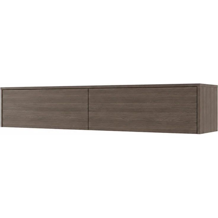 MEBLINI Hängeschrank BC-15 für 160x200 Horizontal Schrankbett - Dunin Eiche - 211x40x46cm - Wandschrank mit Ablagen und Teleskopen - Wandregal – Bild 1