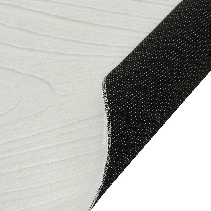 Kunstfellteppich ONTAKE Cremeweiß 80 x 300 cm – Bild 5