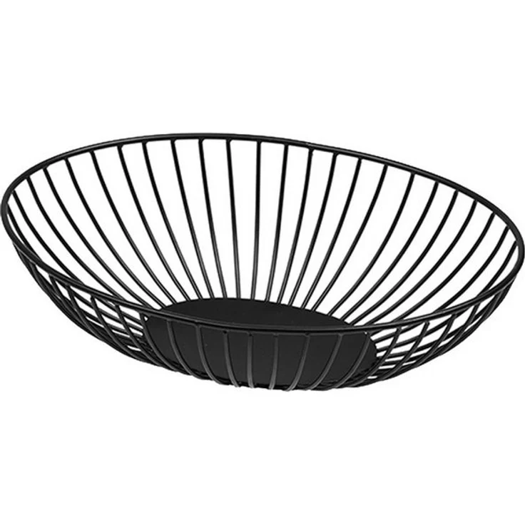 Marrakesch Orient & Mediterran Interior Obstschale Skandinavische Obstschale Obstkorb Abisko Oval, Dekoschale, Brotkorb, (1-tlg) – Bild 3