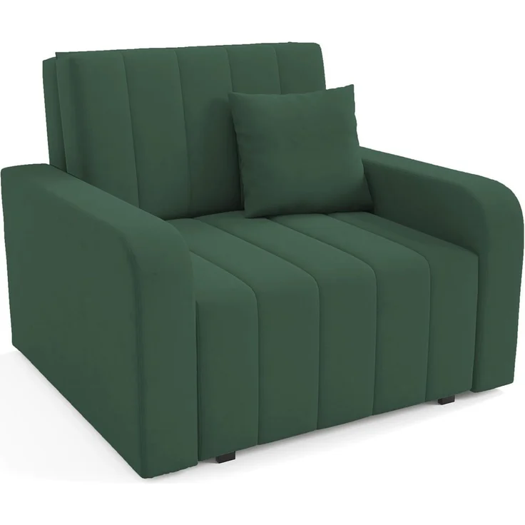 Sofasessel BOSTON I mit Ziernähten, 1-Sitzer Schlafsofa, Jugendsofa mit Schlaffunktion, ausziehbare Couch mit Bettkasten - Kronos 14, 85 x 97 x 105 cm – Bild 2