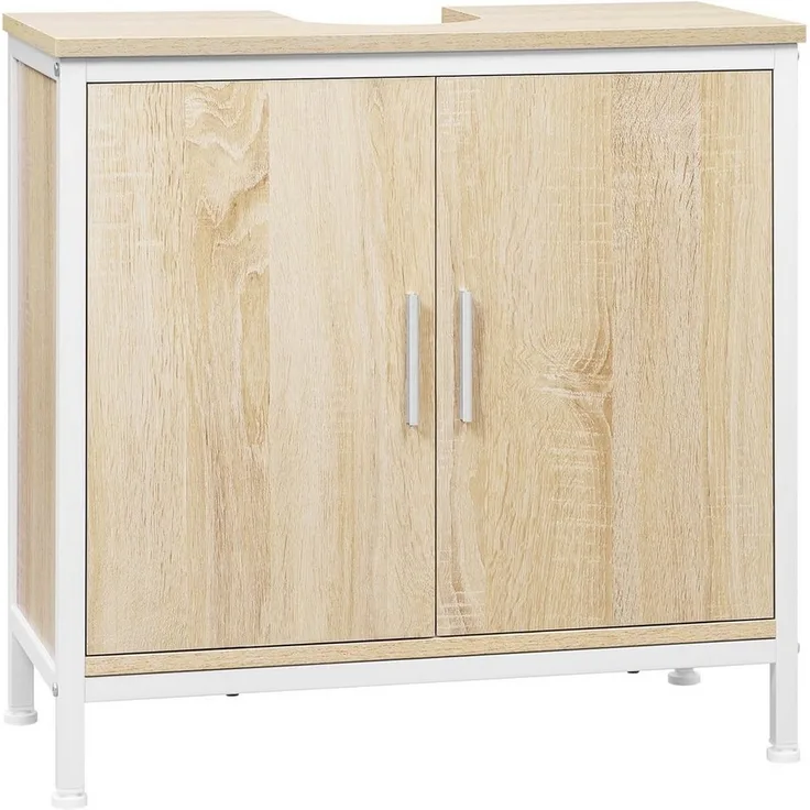 EUGAD Waschbeckenunterschrank (1-St) 60x60x30 cm aus Holzwerkstoff Metall