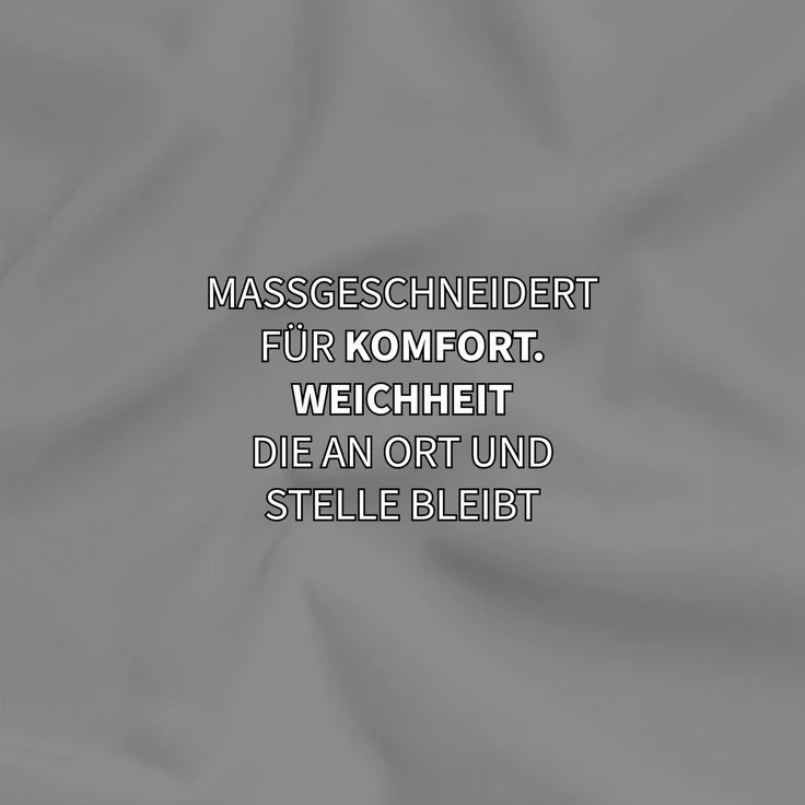 KK Jersey Spannbettlaken, Baumwolle, Grau, 140x200+30 cm – Bild 10