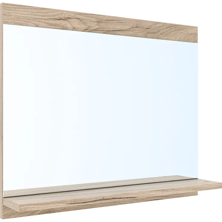 Badezimmerspiegel Krildihana 60x50x12 cm Eicheoptik [en. casa] – Bild 2