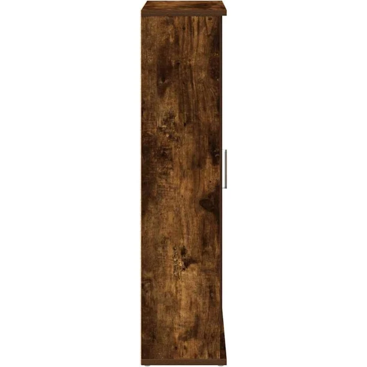 vidaXL Badezimmerschrank mit Rollenhalter Räuchereiche 39x22x90 cm 858528 – Bild 12