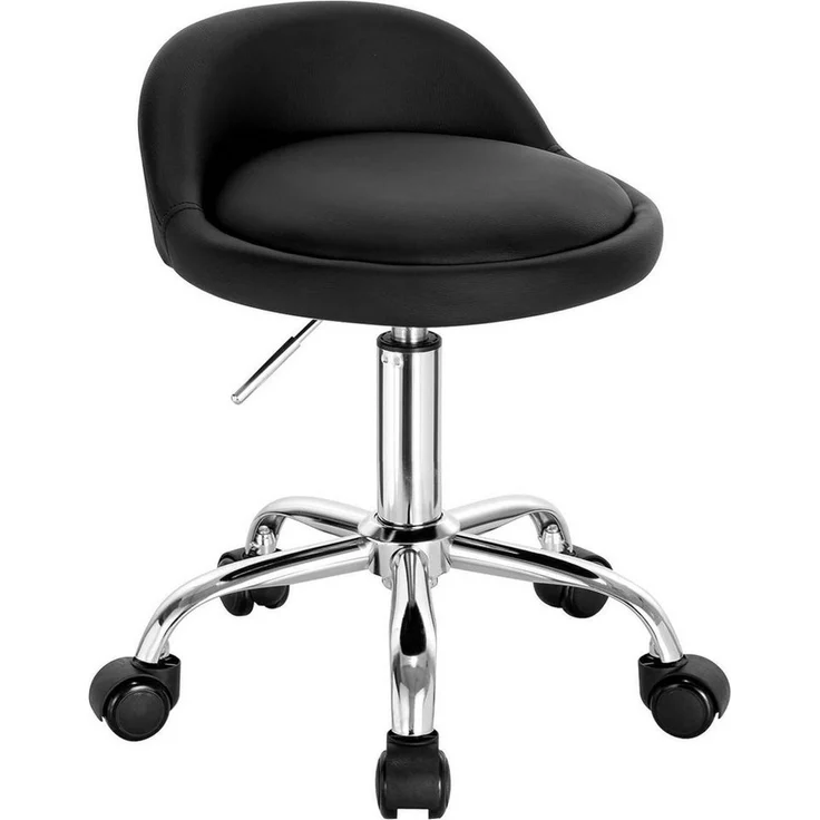 Woltu Bürostuhl, mit Rollen Drehhocker höhenverstellbar Sitzhöhe 43-54,5 cm – Bild 1