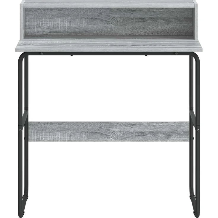 vidaXL Schreibtisch mit Stauraum Sonoma-Grau 80 x 50 x 91 cm 8008023 – Bild 3