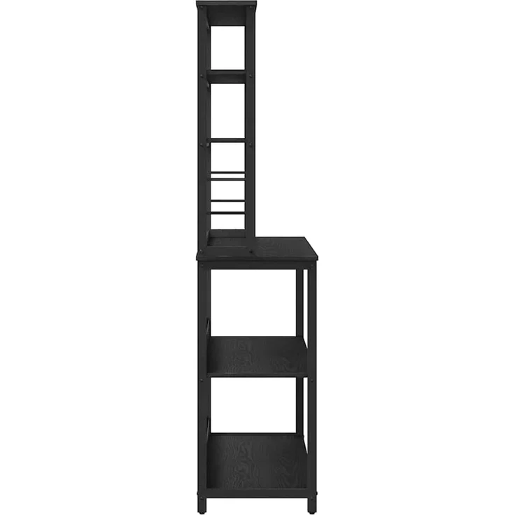 vidaXL Küchenregal Schwarz Eichen-Optik 100 x 40 x 168 cm 883892 – Bild 6