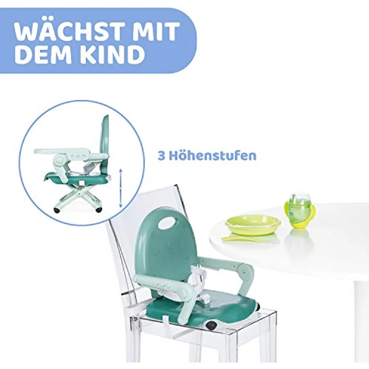 Chicco SITZERHOEHUNG POCKET SNACK (5 Farben) Sage – Bild 4