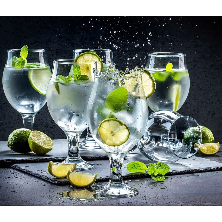 KADAX 6x Gläser für Bier und Gin Tonic Drinks 570ml Gläserset – Bild 4