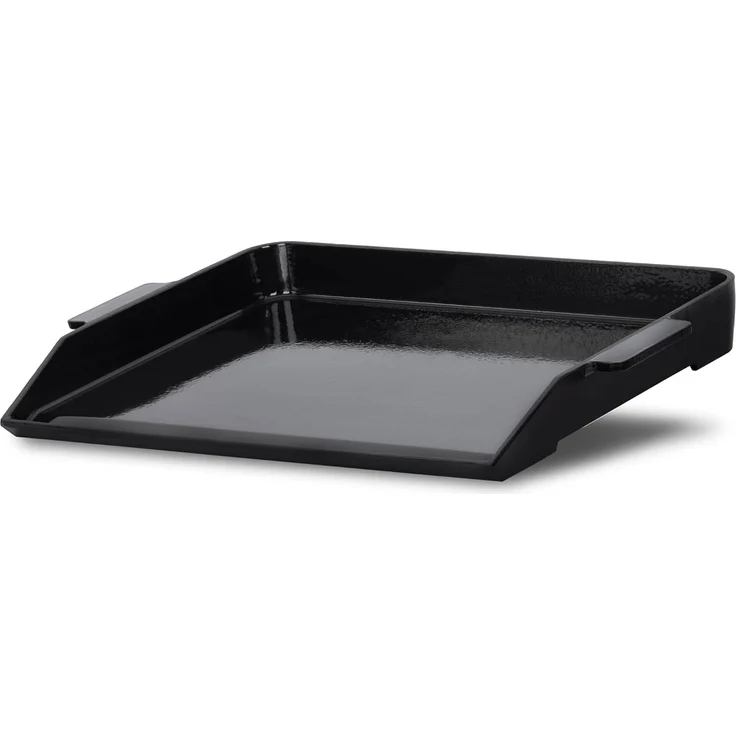 BBQ-Toro Grillplatte Gusseisen, 59 x 41 cm, BBQ Plancha emailliert, Grillpfanne – Bild 1