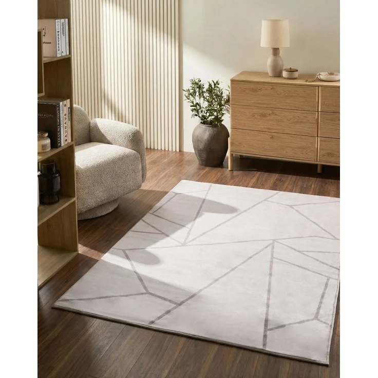 Teppich POSOF Hellbeige 140x200 cm – Bild 3