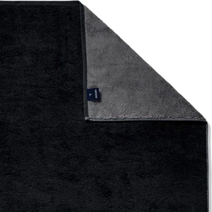 JOOP! Saunatuch Classic Frottierkollektion - Walkfrottier Schwarz 80x200cm – Bild 2