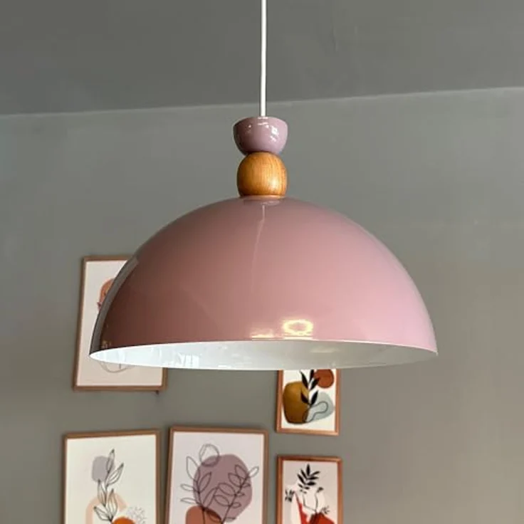 Bamyum Pendelleuchte Pendelleuchte Yimpi Hängelampe Industrial Ø30 cm, E27, Moderne Lampe, ohne Leuchtmittel, E27, Dimmbar, Einstellbare Kabellänge – Bild 2