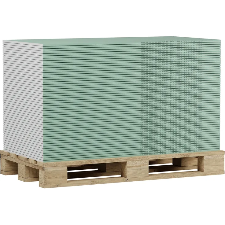 Knauf Gipskartonplatte Miniboard GKBI 120 x 60 cm 12,5 mm 60 St. Palettenabnahme