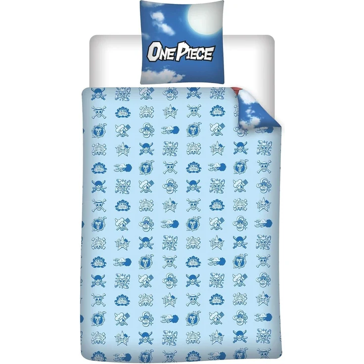 One Piece Bettwäsche Set 140 × 200 cm mit Kissenbezug 65 × 65 cm für Schlafzimmer – Bild 3