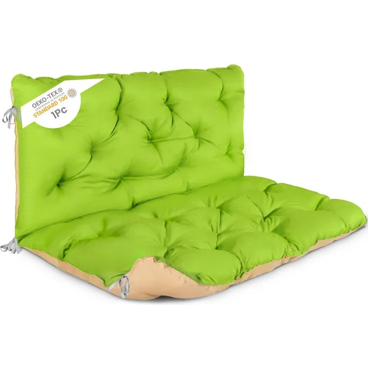 HOMECALL Kissenauflage für Gartenbank, ca. 50 x 50 x 12 cm, mehrfarbig