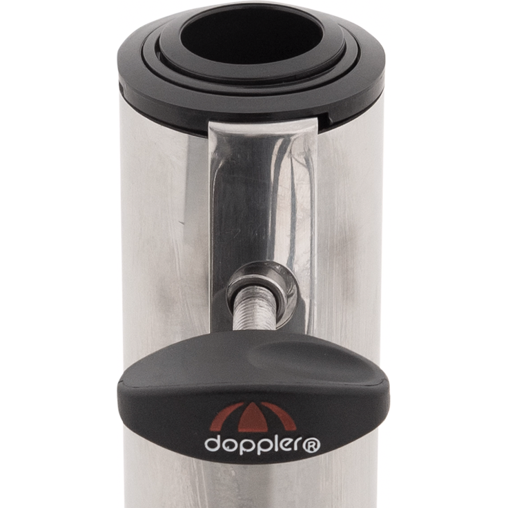Doppler Granitsockel 25 kg Balkonsockel mit Rollen ø 25 x 48 mm Schirmsockel 85897 – Bild 3