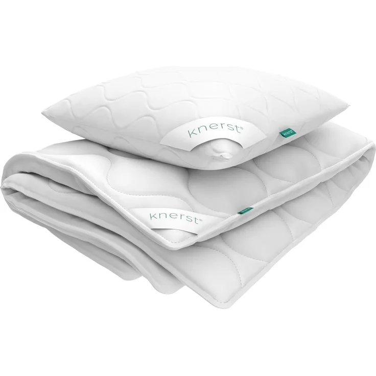 KNERST Bettdecke + Kopfkissen KNERST Bettenset Decke + Kopfkissen, Füllung: 100% Poliester, Bettdecken-Set mit Kopfkissen, Bettdecke 135x200 Kopfkissen 80x80