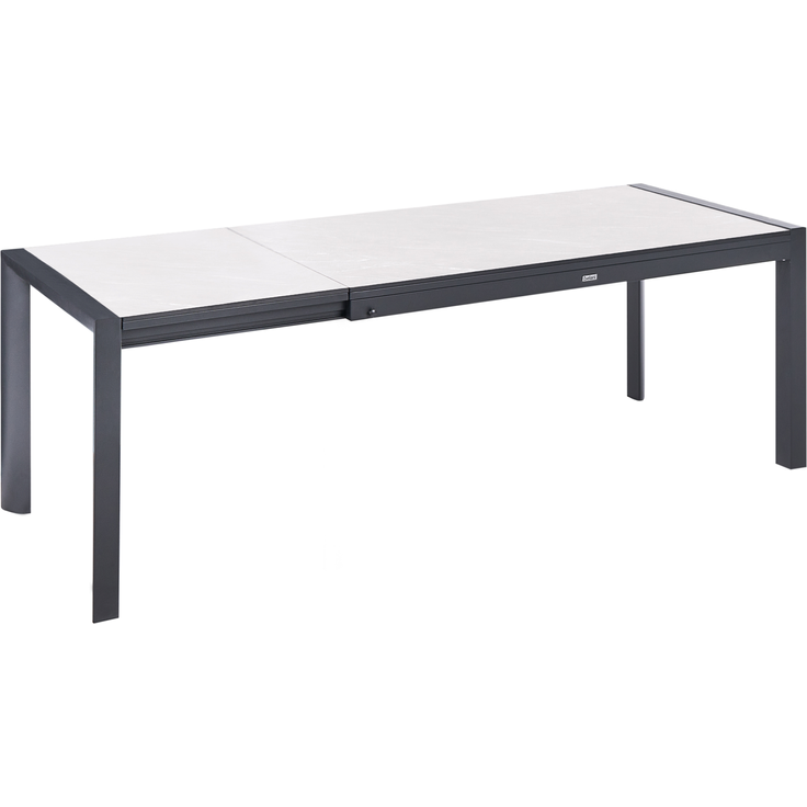 Ausziehbarer Gartentisch BINASCO 160 220 cm 90 cm Beige