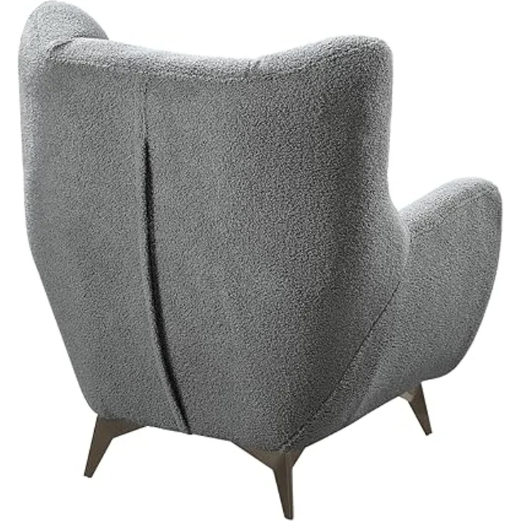 ATLANTIC home collection Sessel Shawn, mit Federkern, trendy Bezug mit Teddyoptik – Bild 6