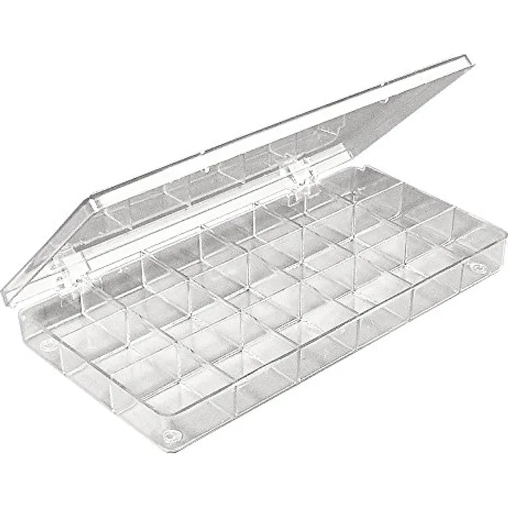 Sortierbox, 18 Fächer, kristall