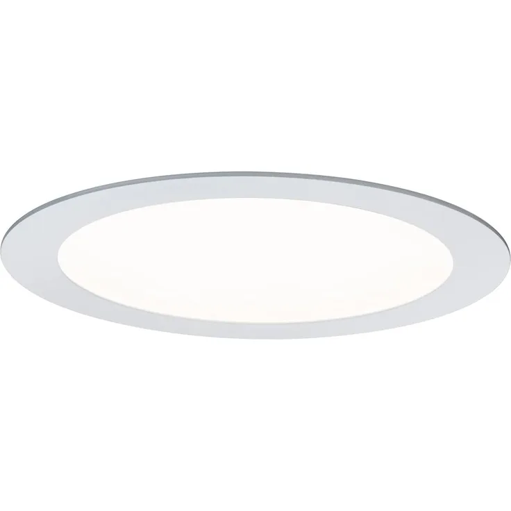 Paulmann Premium Einbauleuchten Set SmartPanel RGBW rund LED 1x3,5W 12VA 230V/350mA 220mm Weiß matt/A7182