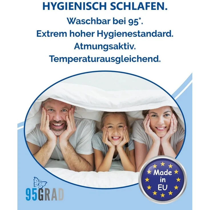 Koru Kids Kinderbettdecke 100x135 cm - waschbar bei 95Grad, Füllung: Polyester, Hergestellt in der EU, OEKO-TEX Standard 100 – Bild 2