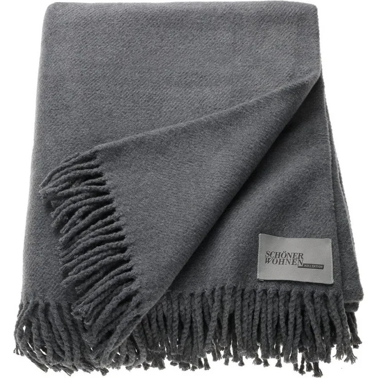 Wohndecke Basics, SCHÖNER WOHNEN-Kollektion, mit Fransen, Kuscheldecke