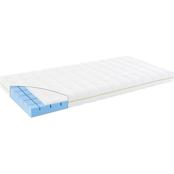 Träumeland Kindermatratze 90x200 15cm | Matratze für Kinder - Oeko-TEX Zertifiziert - wendbar & atmungsaktiv - Allergiker geeignet mit waschbarem Tencel Bezug - Schlummerland | Made in Austria – Bild 2