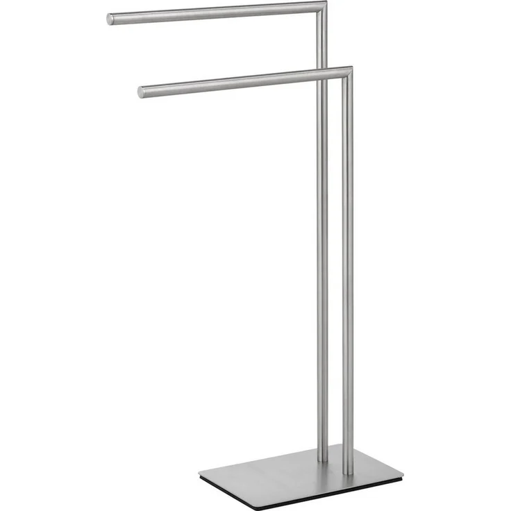 WENKO Handtuchständer Recco, 2 Armiger Kleiderständer mit schwerer Bodenplatte – Bild 2