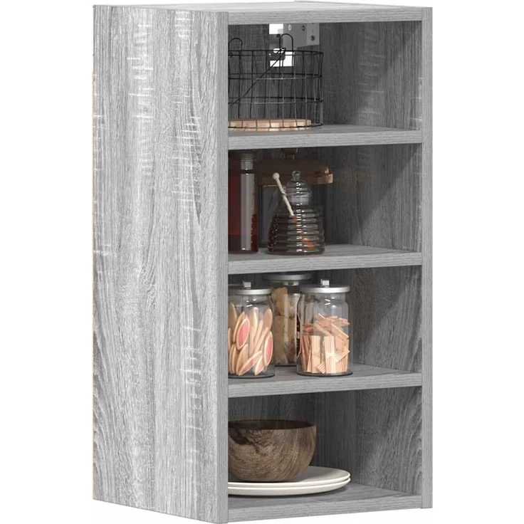 vidaXL Hängeschrank Riga Grau Sonoma 30x29,5x60 cm Holzwerkstoff 854171 – Bild 1
