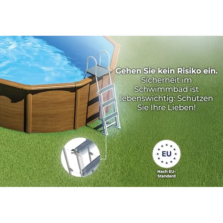 Pacific Stahlwandpool Rund Ø 350 x 120 cm – Bild 7