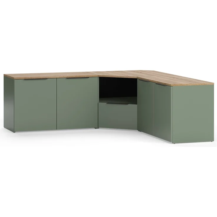 Wohnwand Wido Grün 3 Teile Vicco – Bild 1