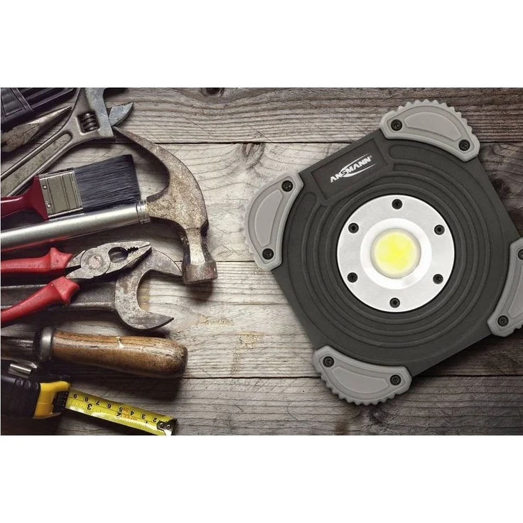 ANSMANN AG Arbeitsleuchte LED-Baustrahler akkubetrieben 1600-0235, Als Powerbank verwendbar, USB-Ausgang – Bild 1