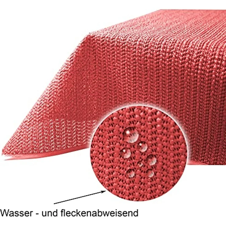 Haus und Deko Tischdecke Garten Tischdecke Outdoor PVC rechteckig Terrasse Balkon rutschfest (1-tlg) – Bild 5