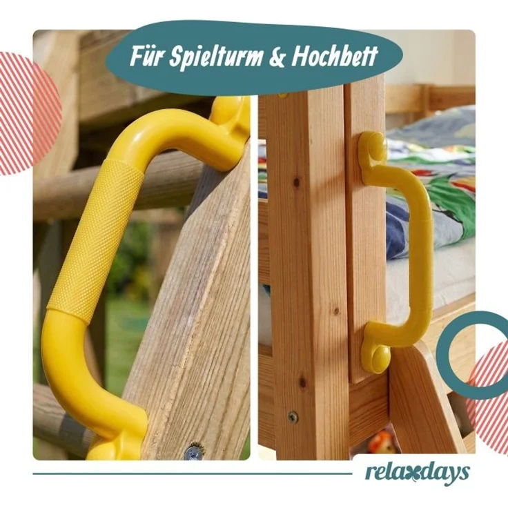 Relaxdays Klettergerüst-Griffe im Set – Bild 5