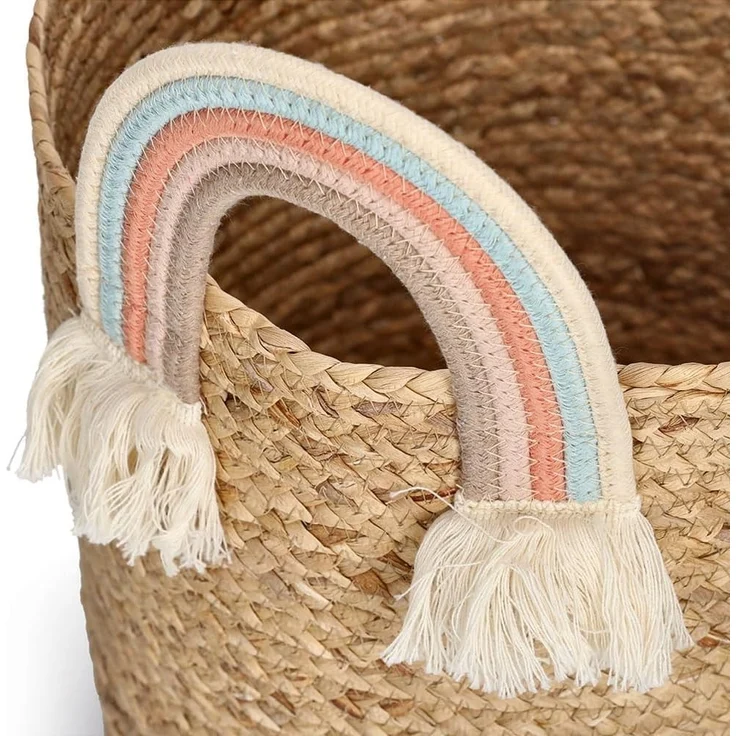 Aufbewahrungskorb Rainbow - naturfarben - Ø 30cm – Bild 5