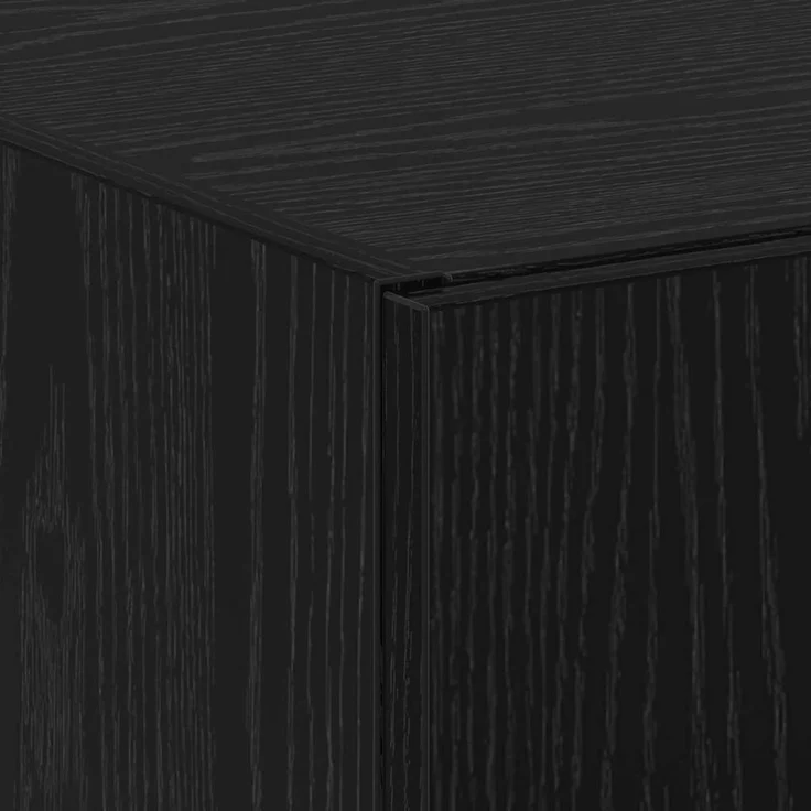 vidaXL Büroschrank Schwarz Eichen-Optik 60 x 32 x 152,5 cm 3365560 – Bild 10