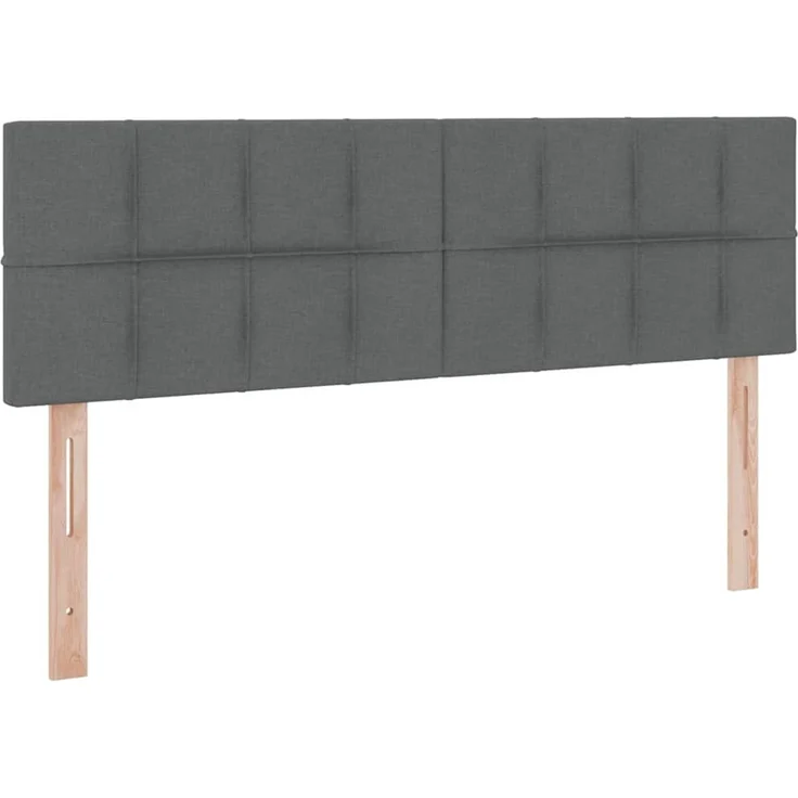 vidaXL LED-Speicherbett mit Matratze Dunkelgrau 140 x 190 cm Stoff 3371143 – Bild 10