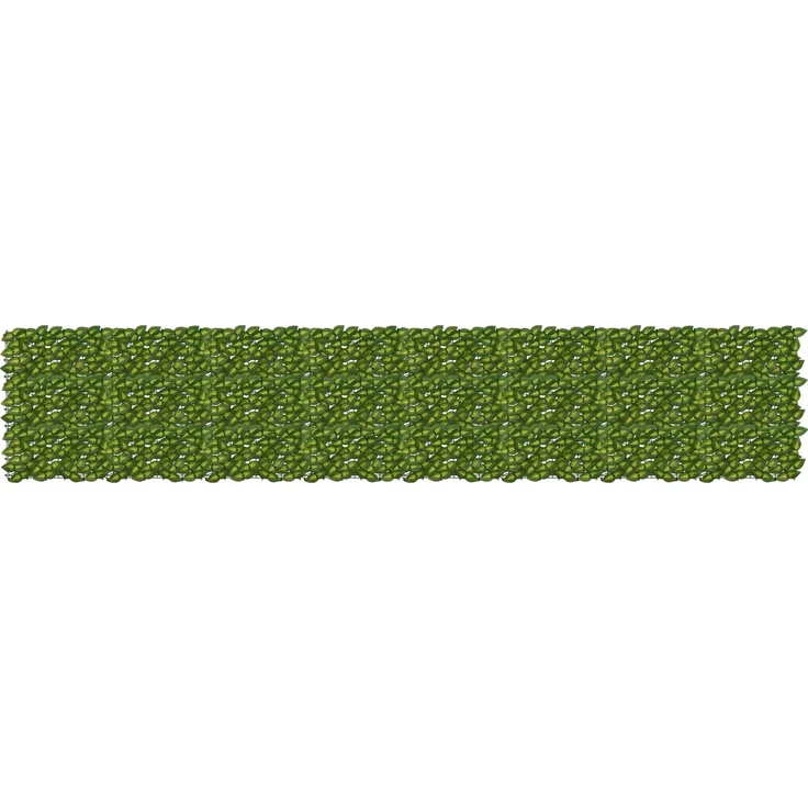 vidaXL Balkonsichtschutz mit Blättern Grün und Gelb 400 x 75 cm 42040669 – Bild 1