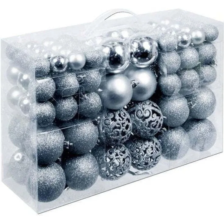 Weihnachtsbaumkugeln 100er-Set Baumschmuck Christbaumkugeln Weihnachtskugeln