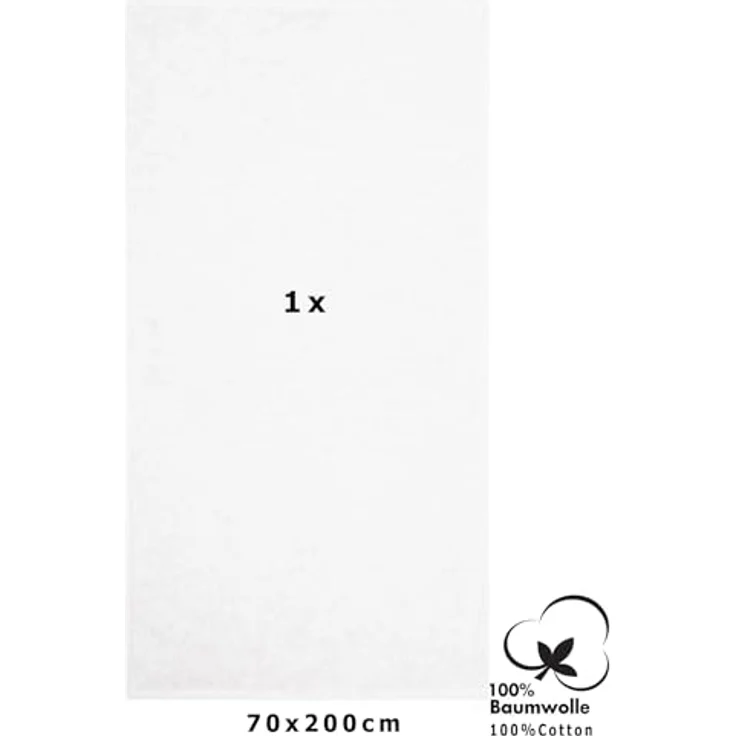 Betz Saunatuch Saunatuch groß XXL Berlin Größe 70 x 200 cm 100% Baumwolle, 100% Baumwolle – Bild 3
