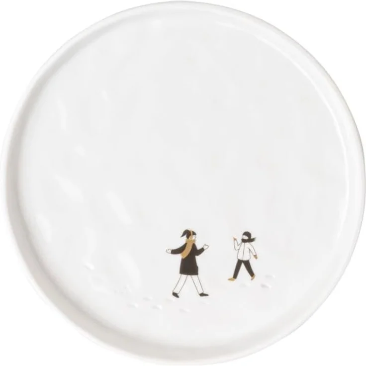 Räder Schneetag Teller Schnell ballschlacht D. 15cm H. 1,2cm